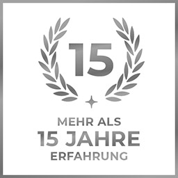 Mehr als 15 Jahre Erfahrung